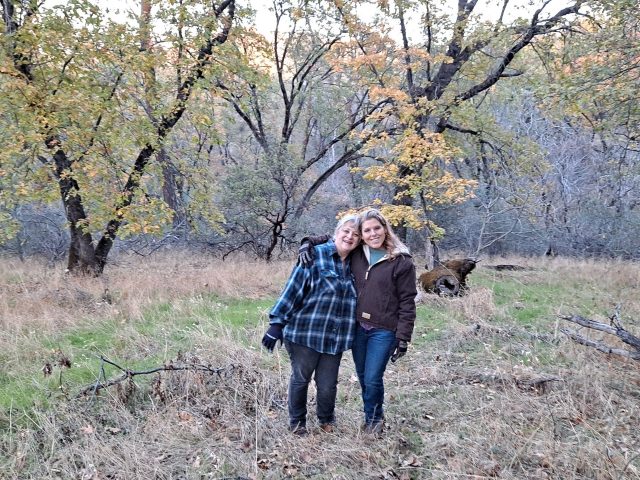 Debra and Gina at Right Lane Ranch